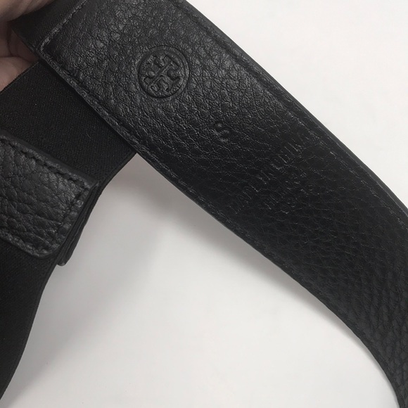 Tory Burch rhinestone bow stretch leather belt - Picture 4 of 6